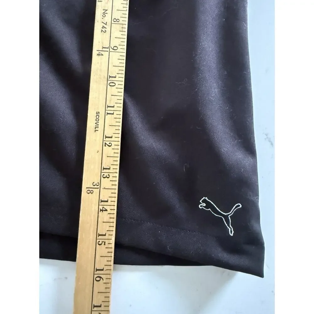 Puma Womens Pleated Golf Tennis Pickle Ball Skirt Black White Size 2 Athleisure